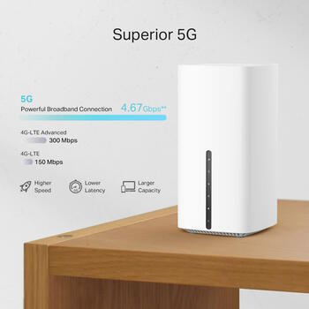 TP-Link Archer NX600 беспроводной маршрутизатор 5G/4G Wi-Fi 6 AX3600 2402 Mbps @ 5 GHz 1148 Mbps @ 2.4 GHz EasyMesh Nano SIM 1× 2.5 Gbps WAN/LAN 2× Gigabit LAN Белый (ARCHER NX600)