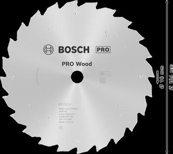 Paneļzāģiem PRO WOOD CORDLESS RIPZĀĢA ASMENS BOSCH 2608837700 (2608837700)