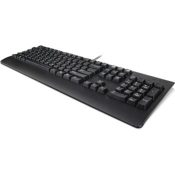 Lenovo Klaviatūra Preferred Pro II 4Y41R64619, USB, 104 taustiņi, QWERTY, melna, ūdensizturīga (4Y41R64619)