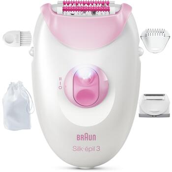 BRAUN Silk 3 epilators ar piederumiem (SE3-033)
