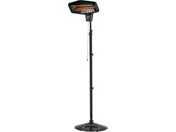 Lund infrasarkanais sildītājs 68793, 2200 W, 25 m², IP24, kvarca lampa, 5000 h, tālvadība, statīvs (68793)