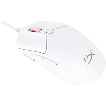 HyperX Pulsefire Haste 2 6N0A8AA, spēļu pele, USB Type-A, 26000 DPI, 650 ips, 8000 Hz, 6 pogas, balta (6N0A8AA)