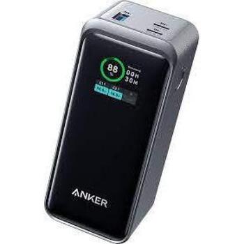 Anker Power Bank A1336011, 20000 мАч, 200 Вт, 2xUSB-C, 1xUSB-A, быстрая зарядка, дорожный чехол (A1336011)