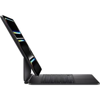 Apple Magic Keyboard iPad Pro 13-collu (M4) MWR53S/A, melna, USB-C, 14 funkciju taustiņi, haptiska atgriezeniskā saite (MWR53S/A)