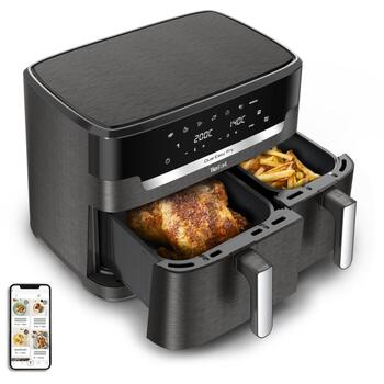 Tefal karstā gaisa friteris EY942HE0, 2700 W, 11 L, 2 atvilktnes, 7 programmas, sinhronizācijas funkcija (EY942HE0)