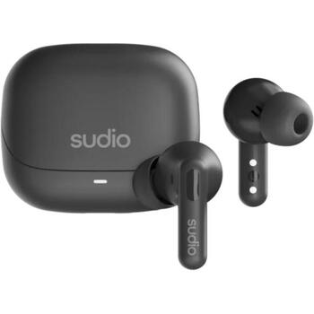 Sudio наушники C8 C8BLK, 32 ом, 13 мм, 103 дБ, Bluetooth 5.4, USB-C, микрофон, шумоподавление, устойчивы к поту и брызгам (C8BLK)