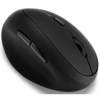 Kensington Pro Fit Ergo K79810WW, bezvadu datorpele, kreisajai rokai, 1600 DPI, 6 pogas, melna, USB-A, SmartFit (K79810WW)