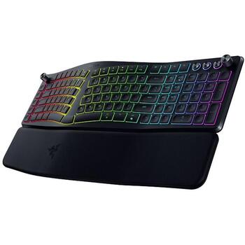 Razer Pro Type Ergo RZ03-05440100-R3M1 клавиатура, беспроводная, Bluetooth, USB-C, QWERTY US, ножнично-мембранный переключатель (RZ03-05440100-R3M1)