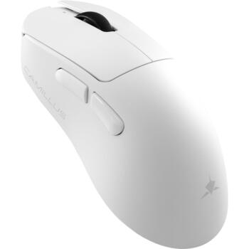 White Shark игровая мышь CAMILLUS WGM-9013, 30000 DPI, 1000 Hz, 70 G, 6 кнопок, 62 г, USB, 2.4 GHz, Bluetooth, OMRON, PTFE (CAMILLUS-W)