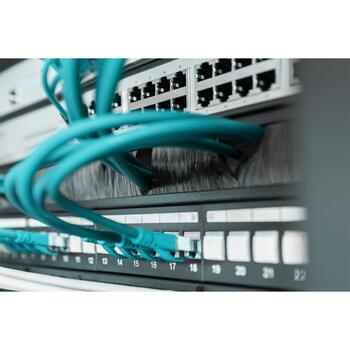 Digitus панель управления кабелями DN-97661, 1U, 48.3см, 19 дюймов, сталь, черный RAL 9005, щетка (DN-97661)