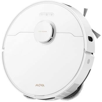 Mova робот-пылесос E50 Pro Ultra R6710A, 30000Па, 5200мАч, 3.2Л, 5Л, 9.7см, 35см, 1.5см, 180мин, 270мин, 12Н, 260об/мин, 100°C (R6710A)