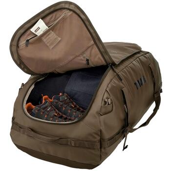 Thule Дорожная сумка 5600 Chasm 3205600, 130L, 2.45kg, полиэстер, глубокий хаки, внутренние сетчатые карманы, запирающиеся молнии (3205600)