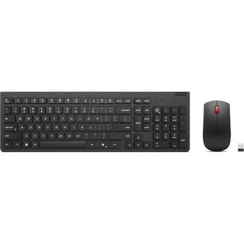 Lenovo Klaviatūra un pele komplekts 4X31R64481, 2.4 GHz, 3 pogas, melna, izturīga pret izliešanu, QWERTY, bezvadu (4X31R64481)
