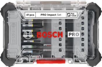 Skrūvgriežu uzgaļu komplekts PRO IMPACT, izturīgs tērauds, 41 gab., 2608521U78, BOSCH (2608521U78)