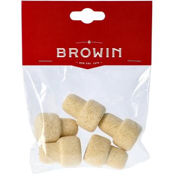 Browin Пробка грибок 650605, 19мм, 38мм, агломерированная, многоразовая, 5шт (650605)