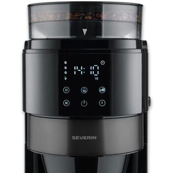 Severin KA 4830 004830, кофемашина, 900Вт, 1.25л, LED сенсорный экран, встроенная кофемолка, регулируемая крепость (004830)