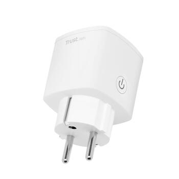 Trust умная WiFi розетка 3000W 2.4GHz 71289 управление через приложение и смартфон для умного дома Белый (71289)