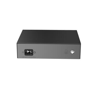 Ruijie RG-ES106F-P 6-портовый PoE коммутатор, 4x10/100 Mbps PoE, 1x10/100 Mbps uplink, бюджет PoE 60W, 30W/порт, защита 4kV (RG-ES106F-P)