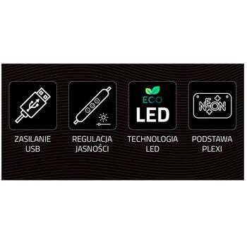 Manta декоративная лампа Manta SNL98MT, 5W, 2м кабель, многоцветная, LED, 1 лампочка, диммируемая (Manta SNL98MT)