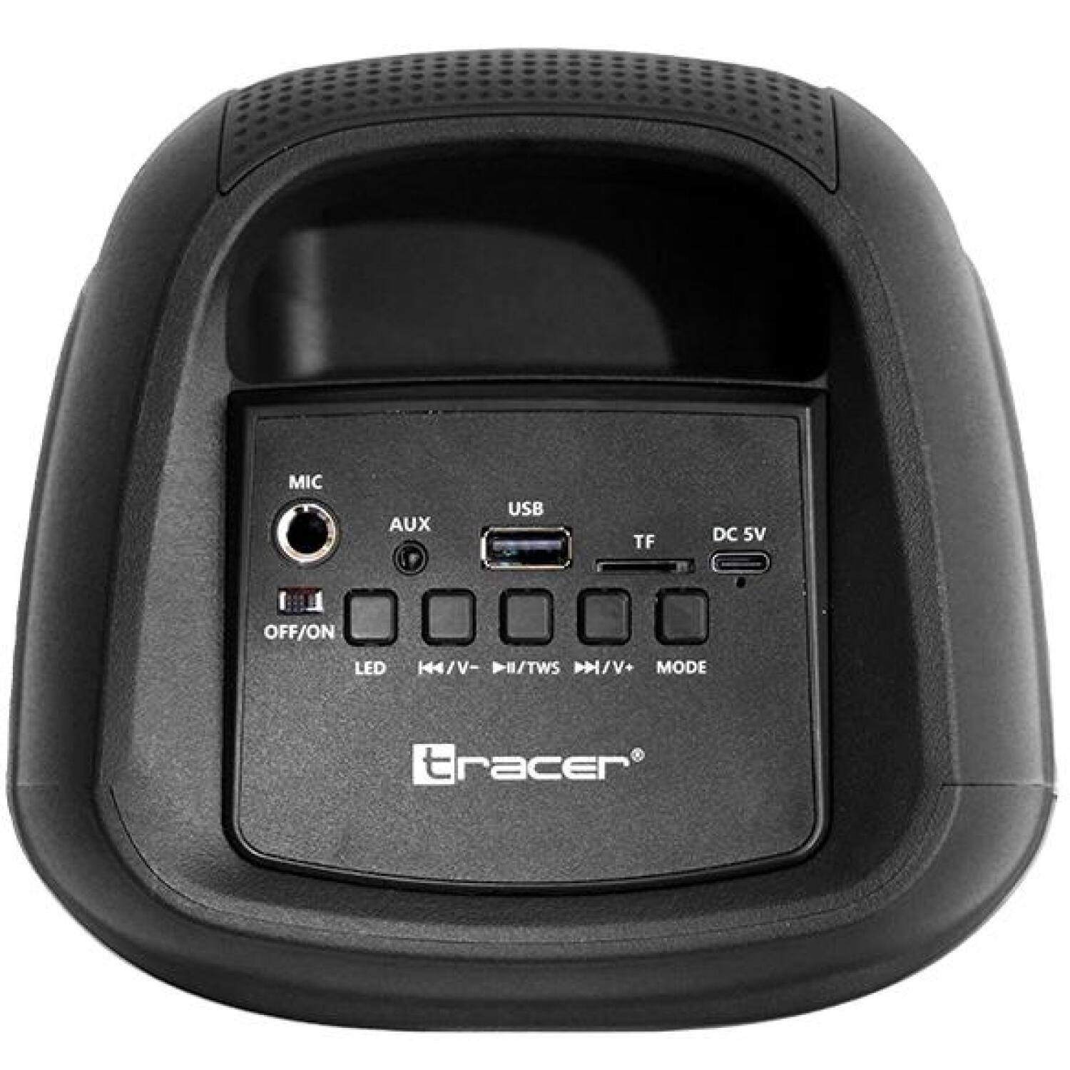 Tracer Портативная Bluetooth колонка TRAGLO47688, 20W, 6ч, FM радио, MicroSD слот, DC 5V, 2.0 колонки (TRAGLO47688)