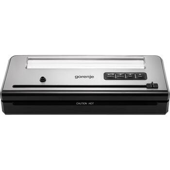 Gorenje вакуумный упаковщик VS110BE, 110 W, 750 мбар, пластик/металл, LED, 1 м (VS110BE)