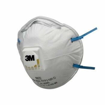3M Респиратор с клапаном FFP2 T8822, 12x AER, клапан Cool Flow, одноразовый (T8822)