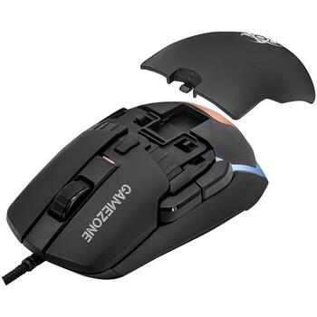 Tracer Игровая мышь TRAMYS47507, 67g, 1.5m, 800-12000 DPI, 8 кнопок, RGB подсветка, эргономичная (TRAMYS47507)