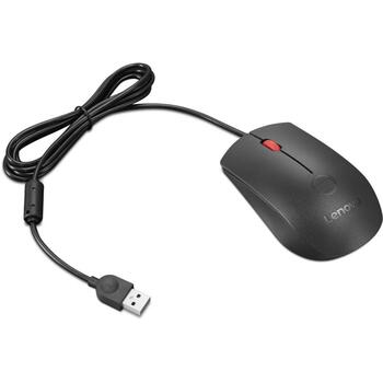 Lenovo USB datorpele Gen3 4Y51S24029, 2000 dpi, optiskā, 3 pogas, pirkstu nospiedumu lasītājs, USB-A (4Y51S24029)