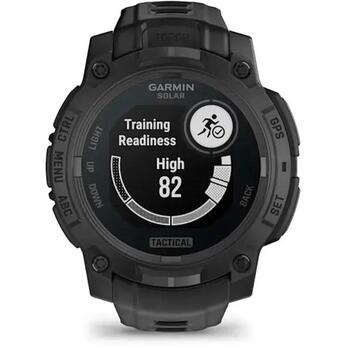 Garmin умные часы Instinct 3 Solar Tactical 010-02934-50, 45мм, 0.9дюйм, 176x176 пикселей, 10ATM, 28 дней, 32ч, 576ч (010-02934-50)