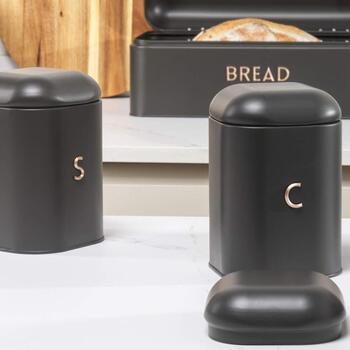 Salter Uzglabāšanas trauks BW13729EU7, 1.4L, Oglekļa tērauds, 3 nodalījumi, Kokogles krāsa (BW13729EU7)