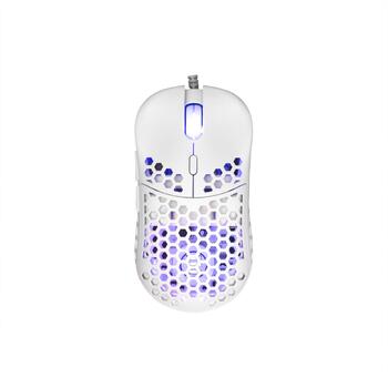 eShark NAGINATA ESL-M4 NAGINATA-W, 16 000 DPI, 1000Hz, 50G, 6 кнопок, RGB, 1,8м USB, Тефлон (NAGINATA-W)