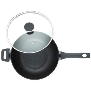 Salter Vokpanna BW09329AR, 28cm, 7.8cm, alumīnijs, mīksts rokturis, vāks, saderīga ar indukciju (BW09329AR)