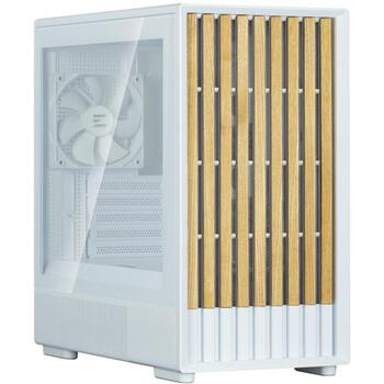 Zalman P10 NAMU WHITE, Mini-Tower korpuss, mATX, 3x120mm ventilatori, balts, 340mm GPU, 173mm CPU, 140mm PSU, USB 3.0, USB-C (P10 NAMU WHITE)