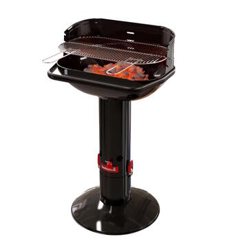 Barbecook Loewy 55 kokogļu grils āra ēdienu gatavošanai 55x33cm QuickStart QuickStop 59.8x35.4x101cm BC-CHA-1009 melns (BC-CHA-1009)