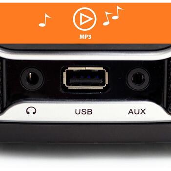 Manta Музыкальный центр BBX007 BBX0070000001, 4W, 200W, MP3, WAV, WMA, AAC, FLAC, USB, AUX, Bluetooth 5.0, FM 87,5-108 MHz (BBX0070000001)