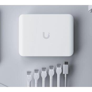 Ubiquiti UniFi Flex Mini 2.5G Управляемый USW-Flex-2.5G-5, 12.5 Gbit/s, 5x2.5G Ethernet, PoE, белый (USW-Flex-2.5G-5)