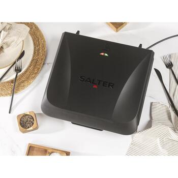 Salter Grils EK6237VDE, 2000W, līdz 8 porcijām, noņemama tauku paplāte, nepiedegoša virsma, slīpuma regulēšana (EK6237VDE)