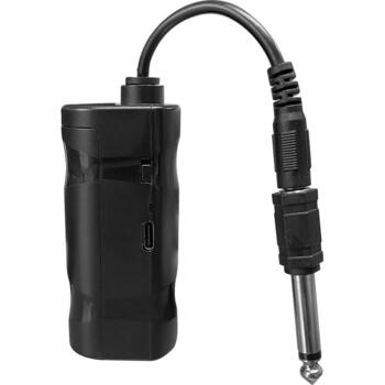 Media-Tech Беспроводной микрофон MT398, 20м, 2.4GHz, 3.5mm, 6.3mm, AA батареи, USB-C зарядка, ЖК-дисплей (MT398)