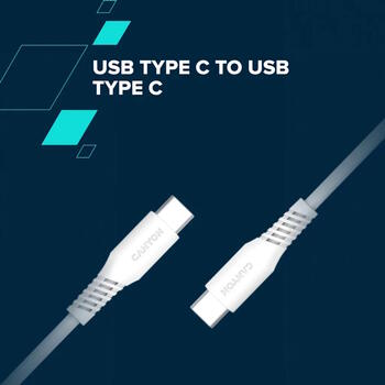 Vads ar USB C līdz USB C savienojumu 60 W ātro uzlādi un silikona pārklājumu CC60SC10 C-C 60W 1 m Silicon Tumši Zils CNS-CC60SC10DB CANYON (CNS-CC60SC10DB)