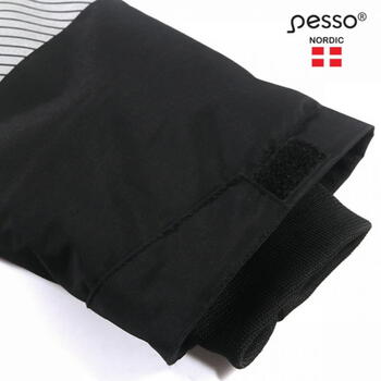 Pesso Nova NOVA_J-XL, ziemas jaka, melna/dzeltena, XL, 5000mm, 3000g/m² 24h, atstarojoša, noņemama kapuce (NOVA_J-XL)