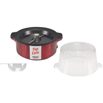 Beper Попкорн-машина P101CUD050, 700 W, 22 см, красный цвет, алюминий, пластик, в комплекте крышка-чаша, мерный стакан (P101CUD050)