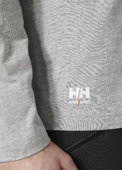 Helly Hansen рабочая рубашка HHWW Classic 79169_930-XL, XL, серая, 100% хлопок, 150 g/m², длинные рукава, воротник в рубчик (79169_930-XL)
