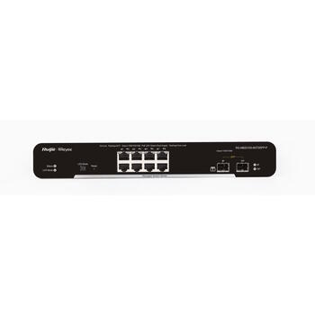 Ruijie Layer 2 Cloud-Managed Gigabit PoE+ коммутатор RG-NBS3100-8GT2SFP-P, 20 Gbps, 8x PoE+ порты, 2x SFP порты, 130W PoE бюджет (RG-NBS3100-8GT2SFP-P)