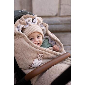 Lodger Bunker Folklore Fleece всесезонный спальный мешок BK 630, бежевый, 0-36 мес., 100% полиэстер, стирка 40°C (BK 630)