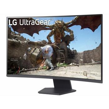 LG LCD монитор 32GS60QC-B, 80 см, 2560 x 1440, Quad HD, 1 мс, 16:9, 178°, 178°, VESA, 2 HDMI, 1 DP, 180 Гц, 300 кд/м², 16 (32GS60QC-B)