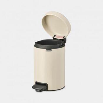 Brabantia NewIcon 149887 atkritumu tvertne, 3L, 16,8cm, 26,4cm, nerūsējošais tērauds, pedālis, kluss vāks (149887)
