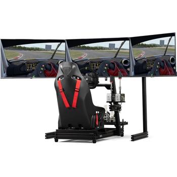 Next Level Racing Floor stand | Tilt | ELITE Free Standing Triple Add-On Monitor Stand | 21-43