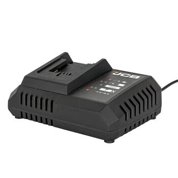 JCB JCB-18FC-9 Professional 18V сверхбыстрое зарядное устройство для зарядки JCB Li-Ion аккумуляторов 9А 20.5В DC умная зарядка совместимо с JCB 18V аккумуляторами (JCB-18FC-9)