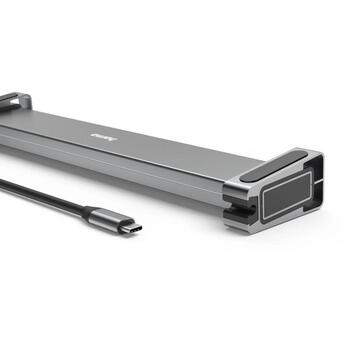 Hama док-станция 00200145, 26.4 см, 6 см, 2.94 см, 100 Вт, 5 Гбит/с, 2xHDMI, 2xUSB-C, 4xUSB-A, RJ-45 (00200145)
