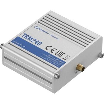 Teltonika LTE Модем TRM240 TRM240000000, 2G/3G, 1xSMA антенна для LTE, 1x microUSB, без Wi-Fi, без MU-MiMO, без поддержки Mesh (TRM240000000)